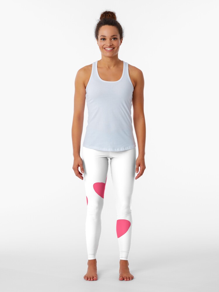 valentines day in paper style, happy valentine's day, Leggings for Sale by  SabinArt