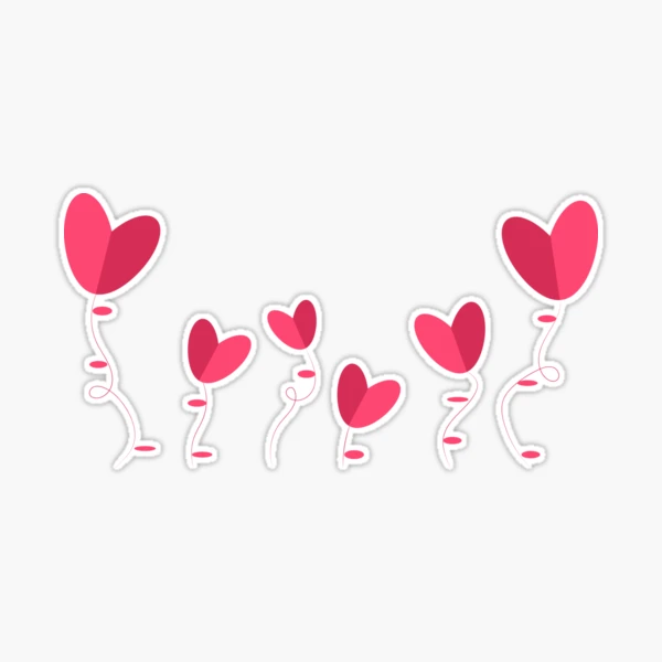 valentines day in paper style, happy valentine's day, Sticker for