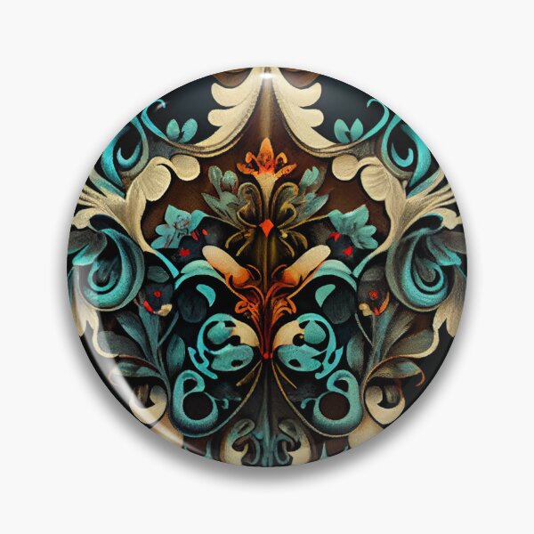 Artikelvorschau, Irregular Gothic Baroque Happy Natural Pattern Digital Painting entworfen und verkauft von CodeAndColors.