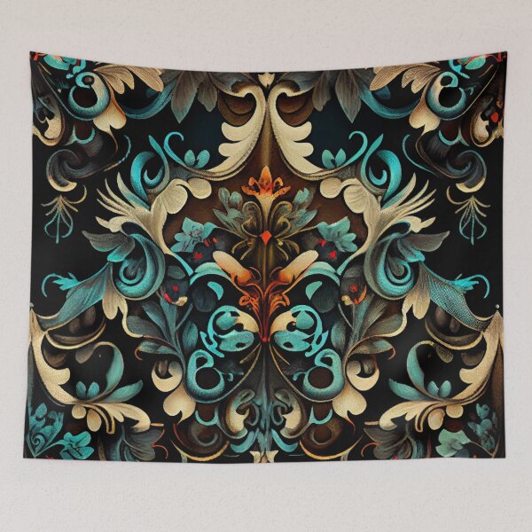 Item preview, Irregular Gothic Baroque Happy Natural Pattern Digital Painting designed and sold by CodeAndColors.