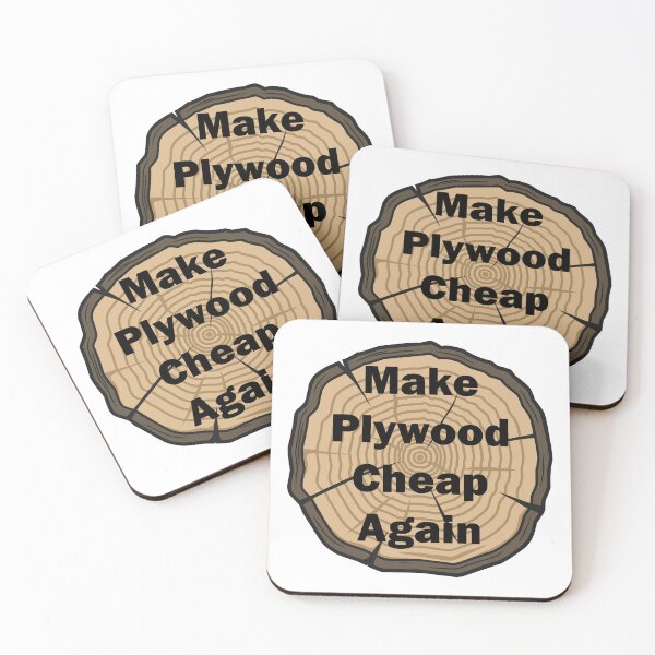 Item preview, Make Plywood Cheap Again - Funny Woodwork and Carpentry designed and sold by FirstTouch.