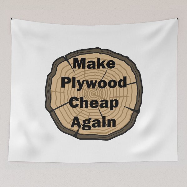 Item preview, Make Plywood Cheap Again - Funny Woodwork and Carpentry designed and sold by FirstTouch.