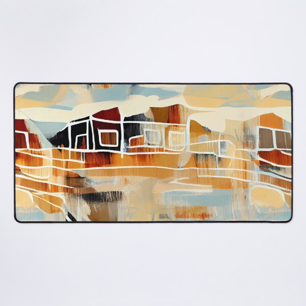 Item preview, Classic Balanced Semi Abstract Modern Farmhouse Pattern Digital Painting designed and sold by CodeAndColors.