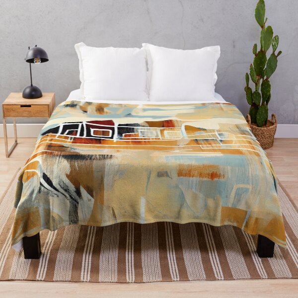 Item preview, Classic Balanced Semi Abstract Modern Farmhouse Pattern Digital Painting designed and sold by CodeAndColors.
