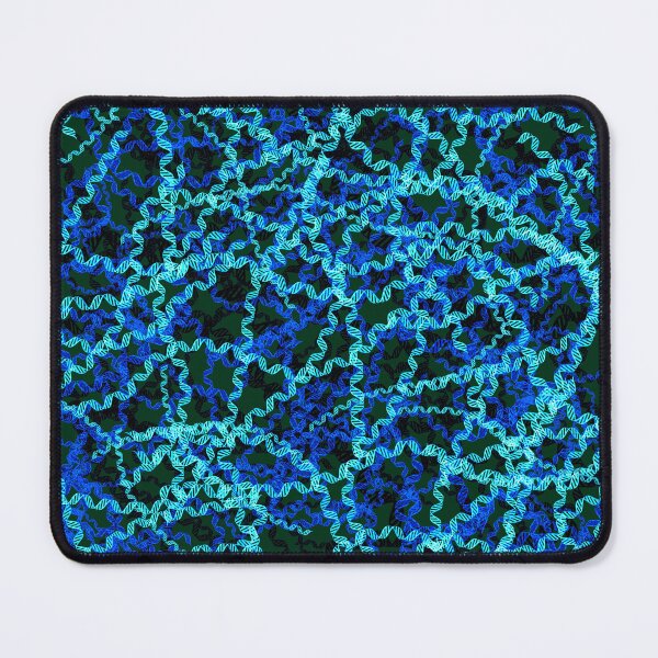 Item preview, Aqua DNA Pattern designed and sold by vividbiology.