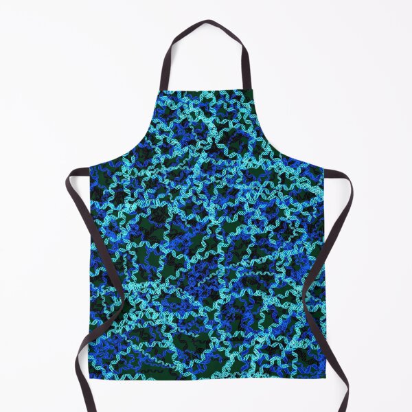 Item preview, Aqua DNA Pattern designed and sold by vividbiology.