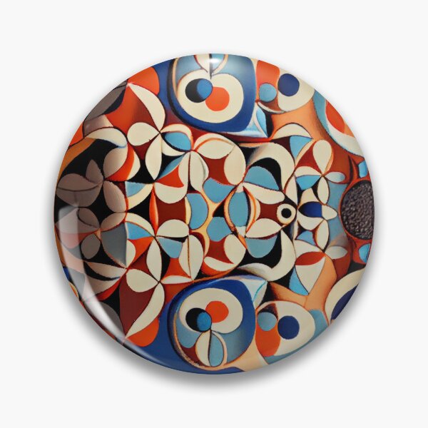 Item preview, Irregular Abstract Ceramic Traditional Pattern Digital Painting designed and sold by CodeAndColors.
