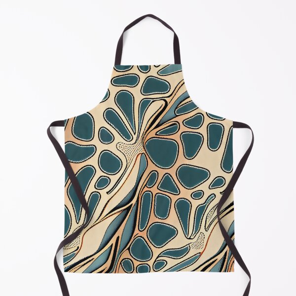 Item preview, Futuristic Simple Organic Animal Print Pattern Digital Painting designed and sold by CodeAndColors.