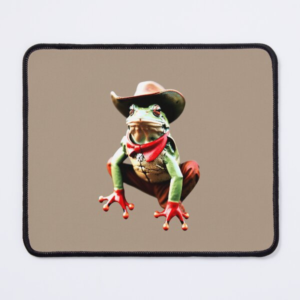 Artikelvorschau, Cowboy-Frosch entworfen und verkauft von ChickyCrochetCo.