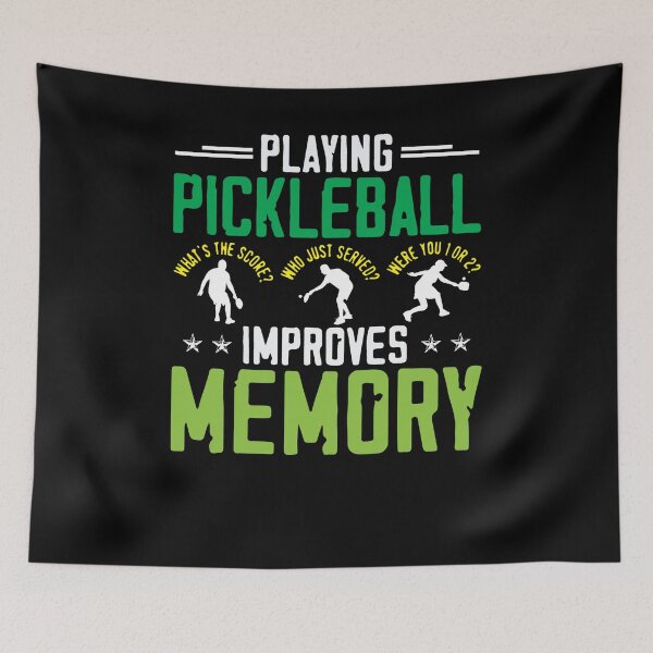 Item preview, Playing Pickleball Improves Memory Dink Player designed and sold by Dressed For  Duty.