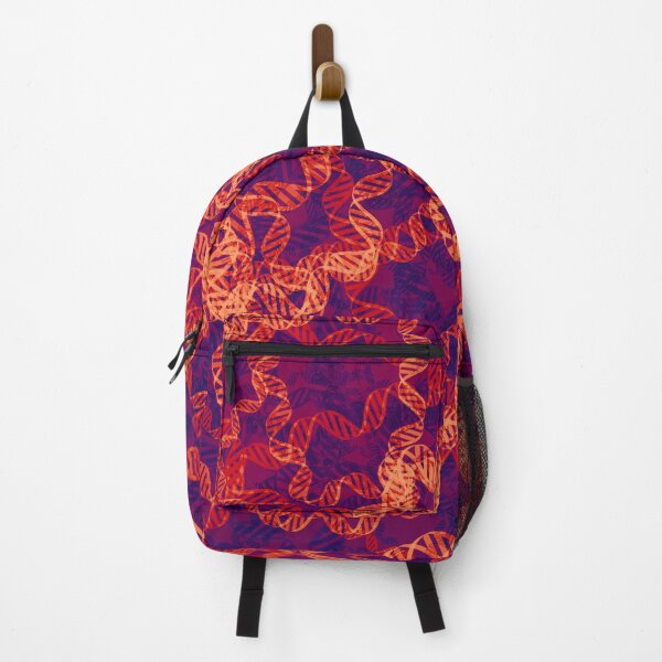 Item preview, Orange Purple DNA Pattern designed and sold by vividbiology.