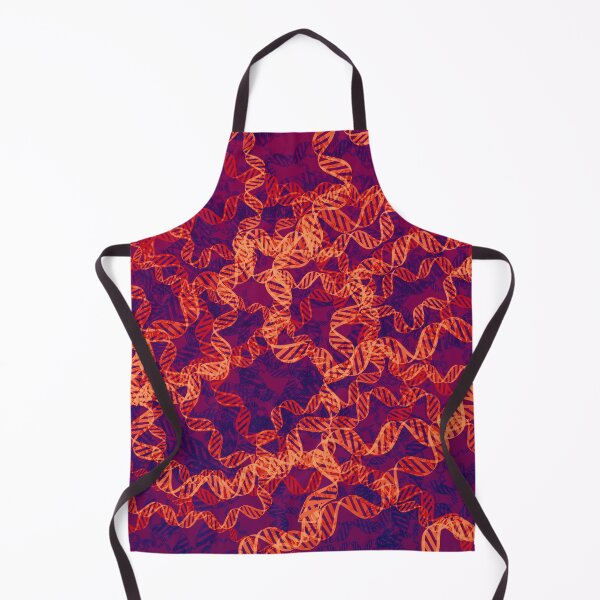 Item preview, Orange Purple DNA Pattern designed and sold by vividbiology.