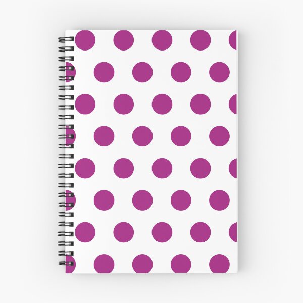 Item preview, Purple Polka Dots on White Background designed and sold by starrylite.