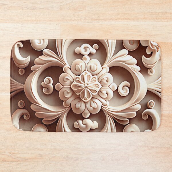 Item preview, Clay Delicate Baroque Industrial Pattern Digital Painting designed and sold by CodeAndColors.