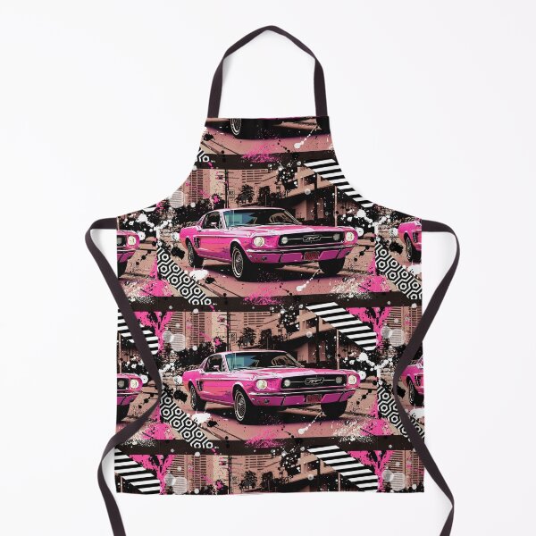 Item preview, Pink Classic Car designed and sold by TheVaultArt.