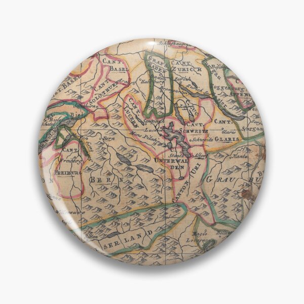 Item preview, Vintage Map of Switzerland from 1768 designed and sold by depresident.