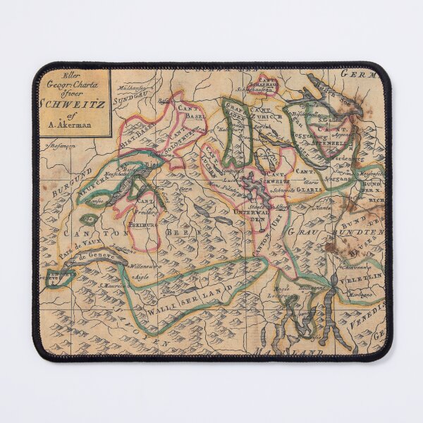 Item preview, Vintage Map of Switzerland from 1768 designed and sold by depresident.