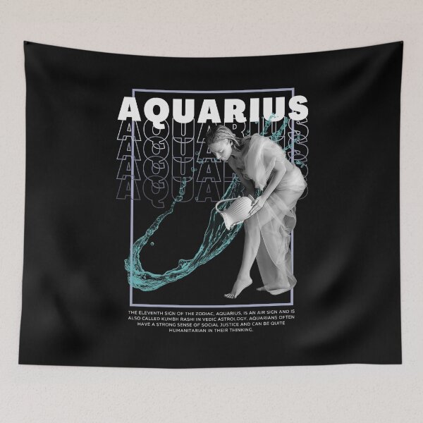 Item preview, Cool looking Aquarius street wear design designed and sold by reka88.