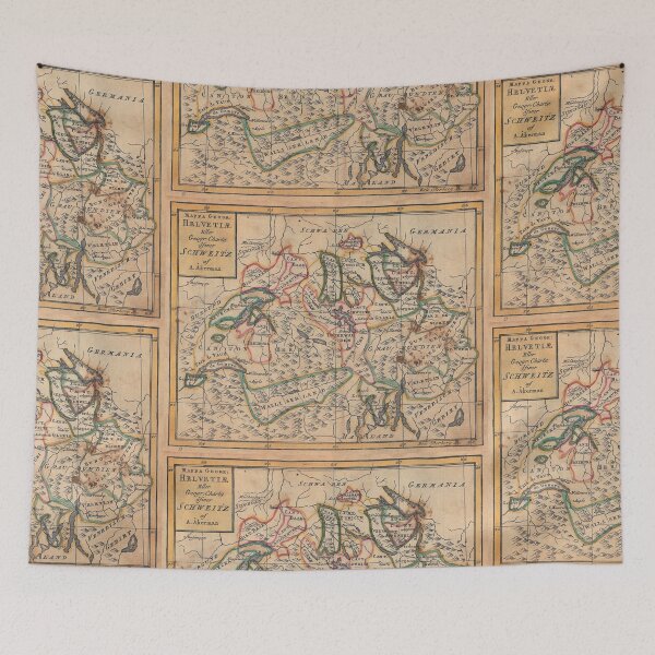 Item preview, Vintage Map of Switzerland from 1768 designed and sold by depresident.