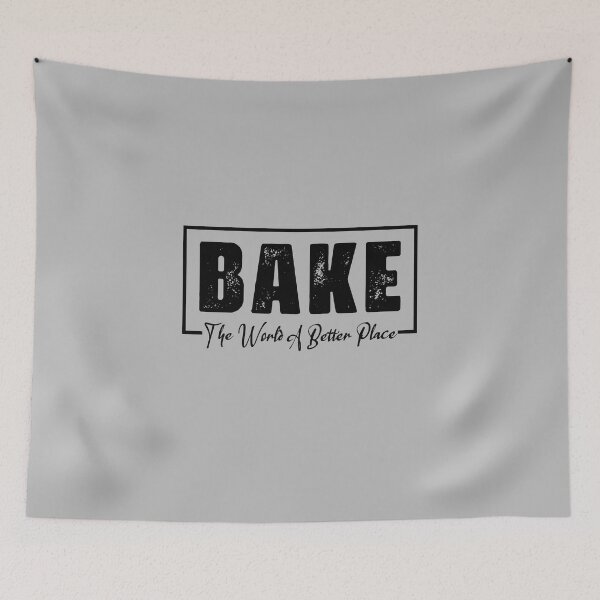 Item preview, Bake the World a Better Place, baking and Cooking lovers, Culinary Teacher Gift designed and sold by abdelhak2005.