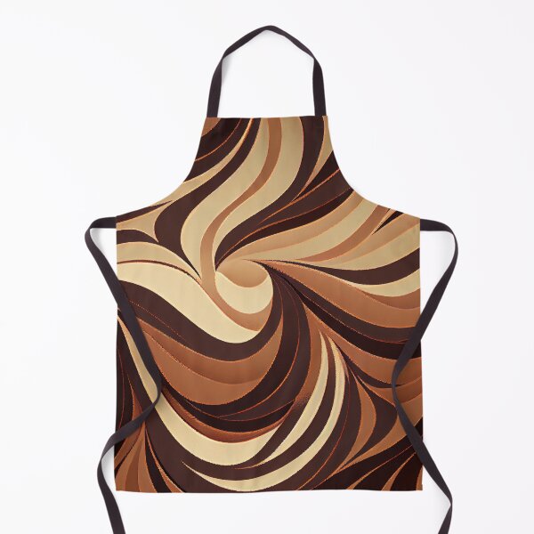 Artikelvorschau, Brown Modern Coastal Pattern Digital Painting entworfen und verkauft von CodeAndColors.