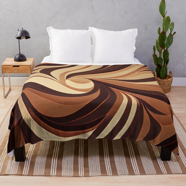 Item preview, Brown Modern Coastal Pattern Digital Painting designed and sold by CodeAndColors.