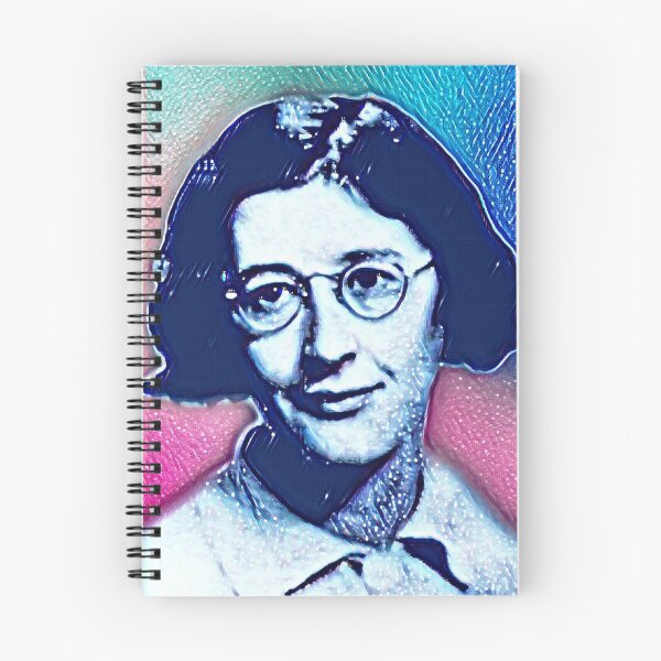 Item preview, Simone Weil Artwork | Simone Weil Portrait | Simone Weil Wall Art  designed and sold by Suyogsonar25.