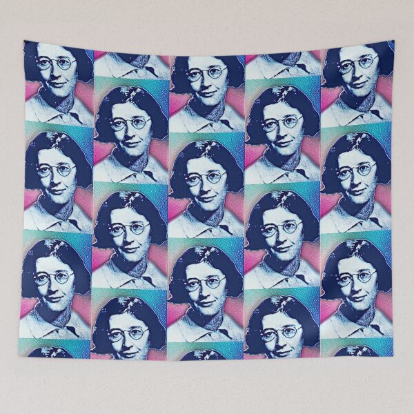Item preview, Simone Weil Artwork | Simone Weil Portrait | Simone Weil Wall Art  designed and sold by Suyogsonar25.