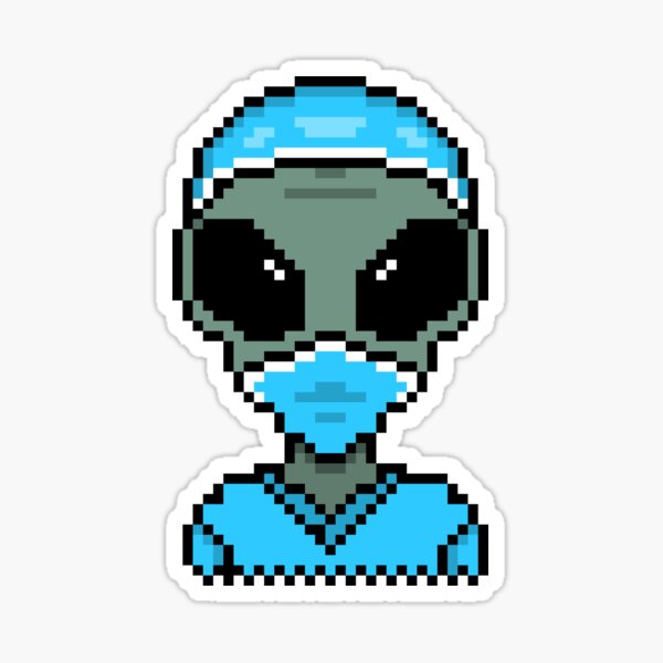 Item preview, Alien pixel designed and sold by Happytr4sh.