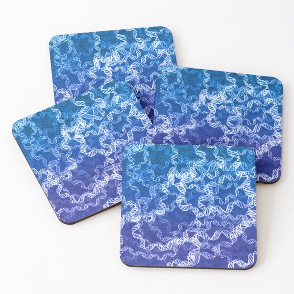 Item preview, Light Blue DNA Pattern designed and sold by vividbiology.