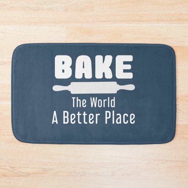 Item preview, Bake the World a Better Place, baking and Cooking lovers, Culinary Teacher Gift designed and sold by abdelhak2005.