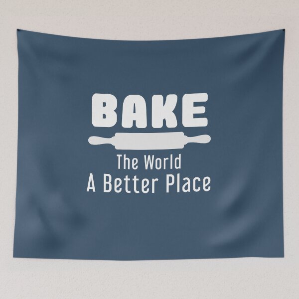 Item preview, Bake the World a Better Place, baking and Cooking lovers, Culinary Teacher Gift designed and sold by abdelhak2005.