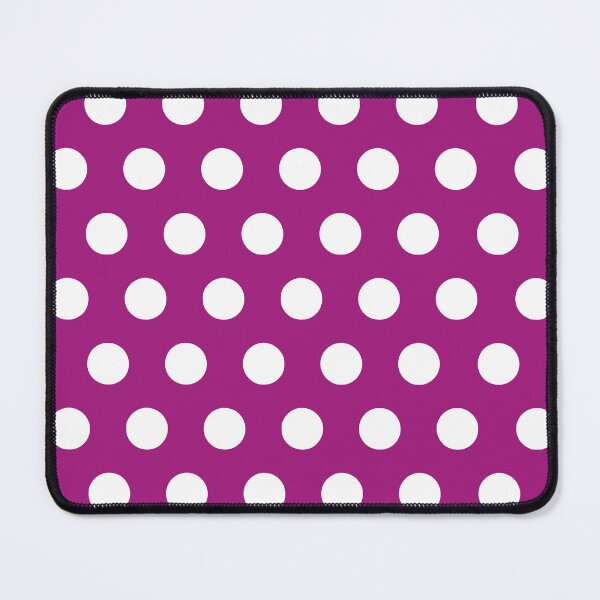 Item preview, White Polka Dots on Purple Background designed and sold by starrylite.