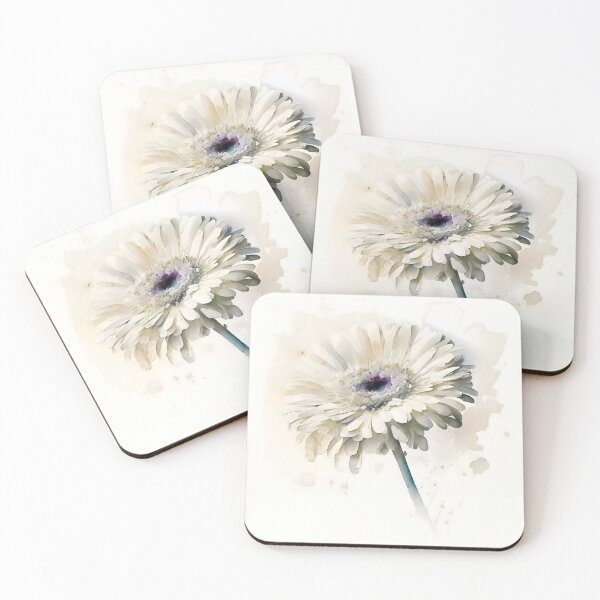 Item preview, White Gerbera designed and sold by EmilyDayDreams.