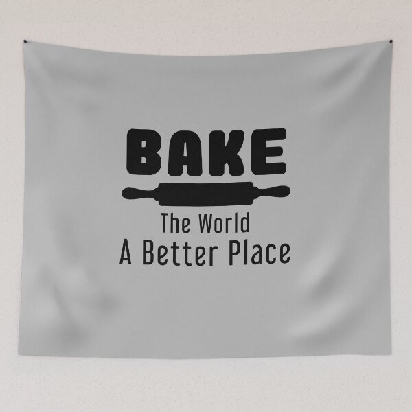 Item preview, Bake the World a Better Place, baking and Cooking lovers, Culinary Teacher Gift designed and sold by abdelhak2005.
