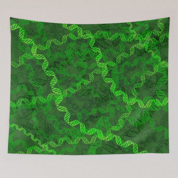 Item preview, Green DNA Pattern designed and sold by vividbiology.