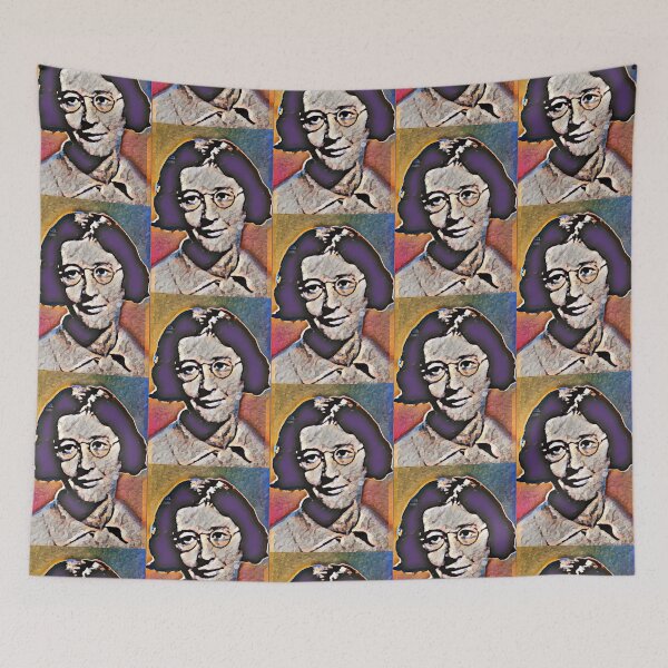 Item preview, Simone Weil Artwork | Simone Weil Portrait | Simone Weil Wall Art  designed and sold by Suyogsonar25.