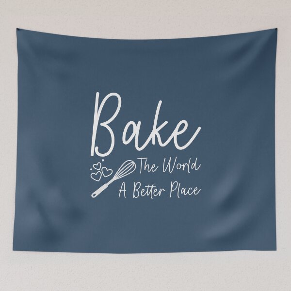 Item preview, Bake the World a Better Place, baking and Cooking lovers, Culinary Teacher Gift designed and sold by abdelhak2005.