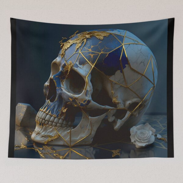 Item preview, Kintsugi Skull designed and sold by Sevastra33.