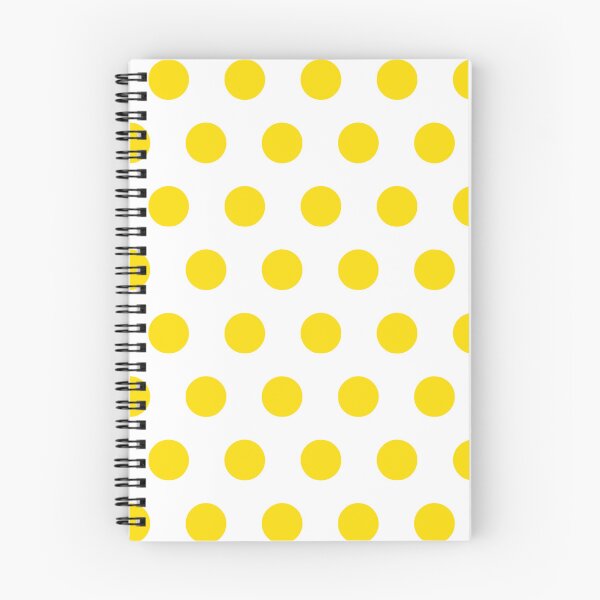 Item preview, Yellow Polka Dots on White Background designed and sold by starrylite.