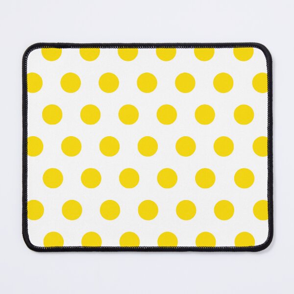 Item preview, Yellow Polka Dots on White Background designed and sold by starrylite.