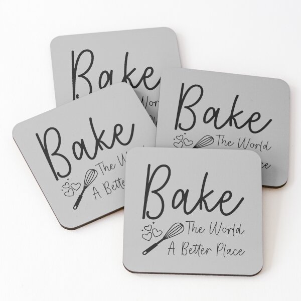 Item preview, Bake the World a Better Place, baking and Cooking lovers, Culinary Teacher Gift designed and sold by abdelhak2005.