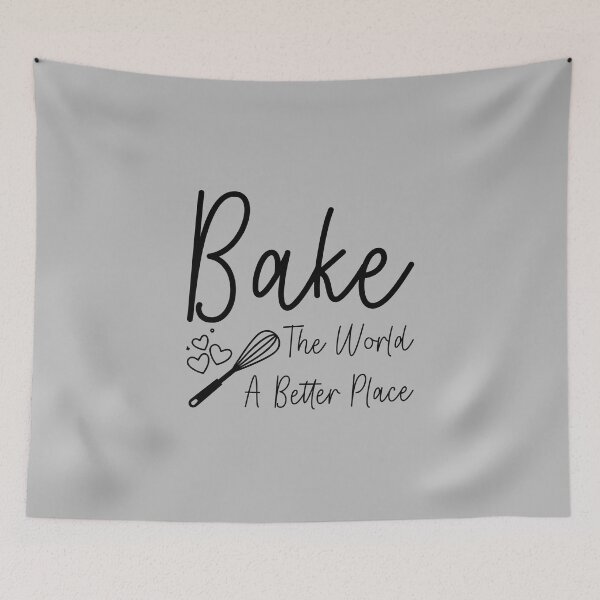 Item preview, Bake the World a Better Place, baking and Cooking lovers, Culinary Teacher Gift designed and sold by abdelhak2005.