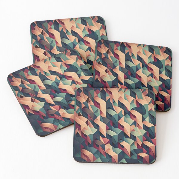 Item preview, Muted Pattern Digital Painting designed and sold by CodeAndColors.