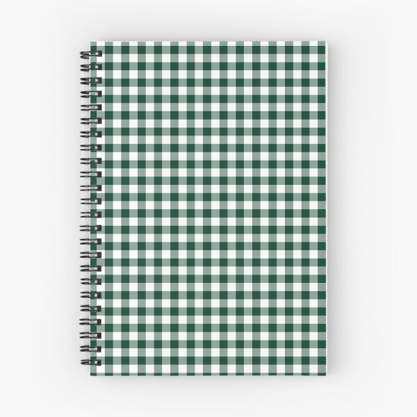 Item preview, Dark Forest Green Gingham Check Pattern designed and sold by Kalite.