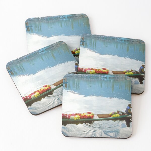 Item preview, 1970s - Lone boatman carrying flowers, Dal Lake, Kashmir, India designed and sold by thatwaslife.