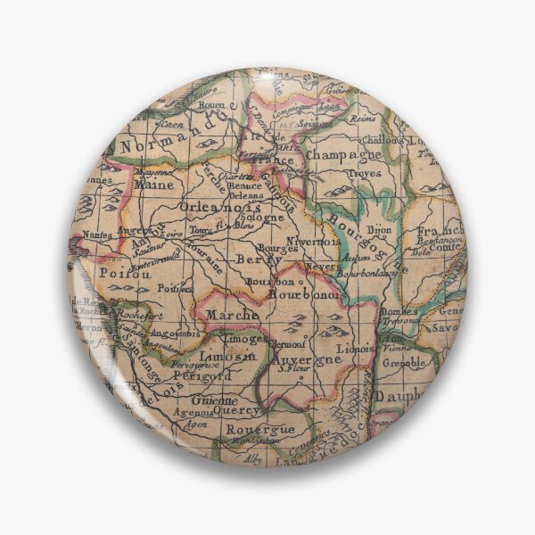 Item preview, Vintage Map of France from 1768 designed and sold by depresident.