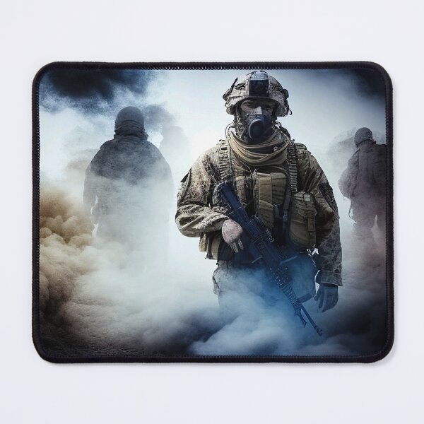 Item preview, Blue Haze Military deployment  designed and sold by AiArtestry.