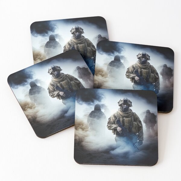 Item preview, Blue Haze Military deployment  designed and sold by AiArtestry.