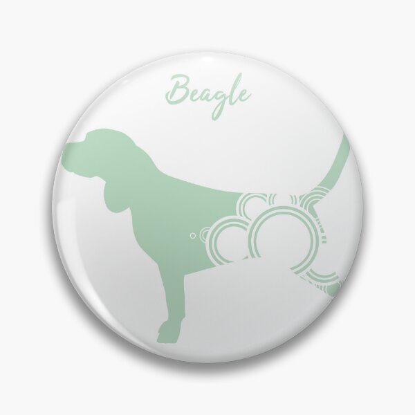 Artikelvorschau, Beagle mit kreisförmigen Formen entworfen und verkauft von SolidJoy.